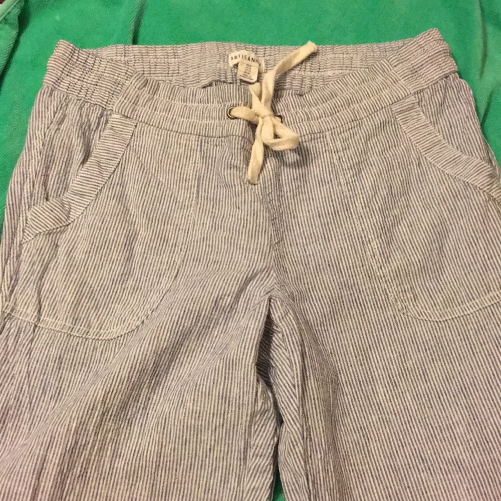 cotton/linen pants